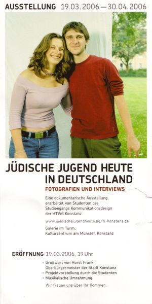 j�dische jugend heute in deutschland Frontside
