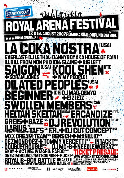 royal arena festival 2007 Frontside